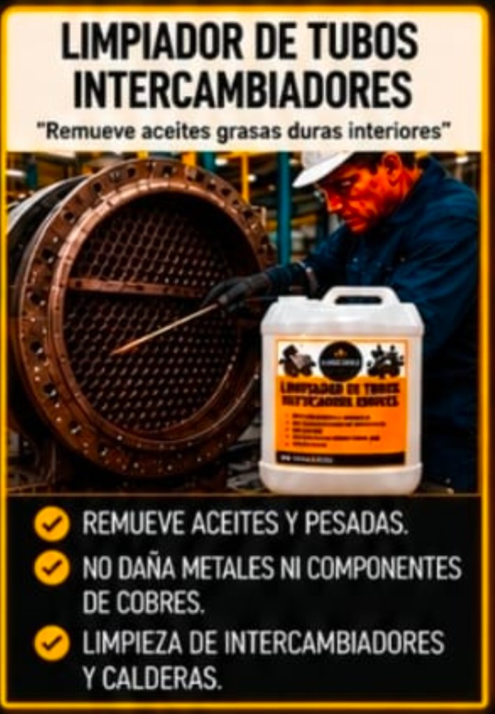 Limpiador de Tubos Intercambiadores Walotech