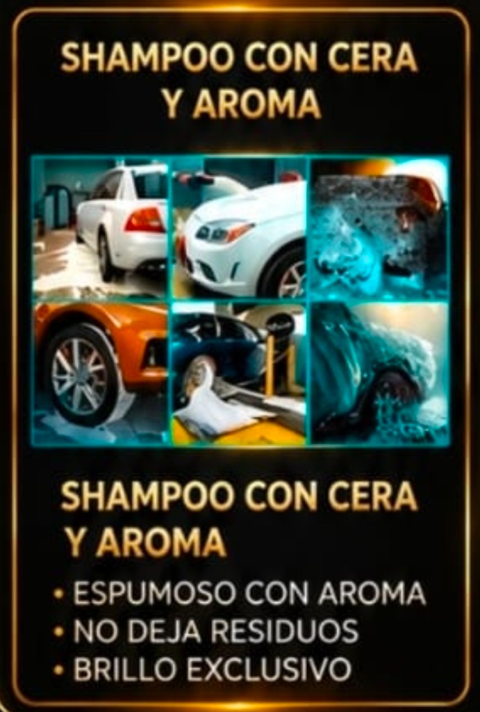 Shampoo con Cera y Aroma Walotech